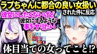 ラミィラプちゃんに彼女じゃないけど色々したい女として見られてる件に反応【雪花ラミィ/ホロライブ】