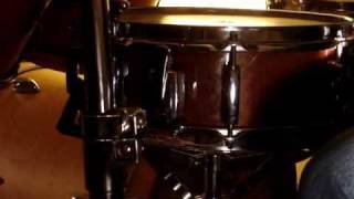 Snare drum test #1: Pearl Omar Hakim signature 5x13''