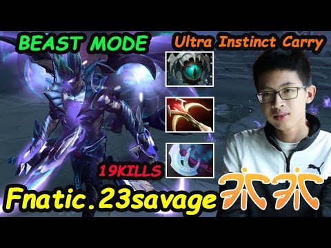 23savage - [Terrorblade] New Fnatic Carry Ultra Instinct Carry Beast MODE Dota 2 7.22 pro Gameplay