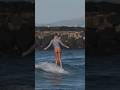Surfer Girl Pulls this Interesting Trick 😳 GIVEAWAY🔥 *see pinned comment #shorts #surf #surfergirl