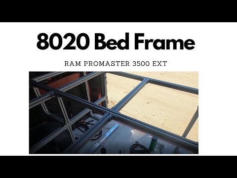 8020 Bed Frame for Ram Promaster 3500 Extended
