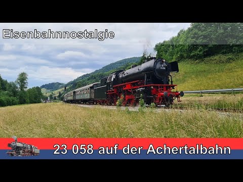 2022 Sonderfahrt mit 23 058 im Achertal