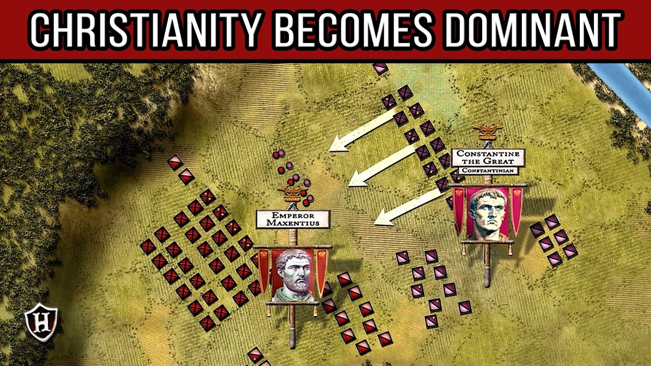 When Christianity became dominant - Battle of the Milvian Bridge, 312 - Constantine's Triumph