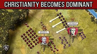 When Christianity became dominant - Battle of the Milvian Bridge, 312 - Constantine's Triumph