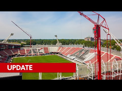Stadion update | Drone-beelden
