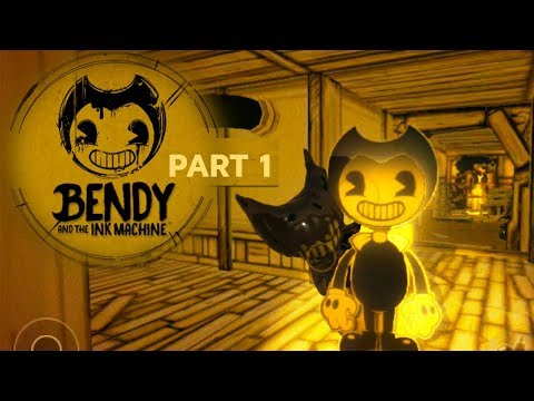 Bendy And The Ink Machine MOBILE - Chapter 1 Walkthrough Part 1 (IOS, Android Gameplay)