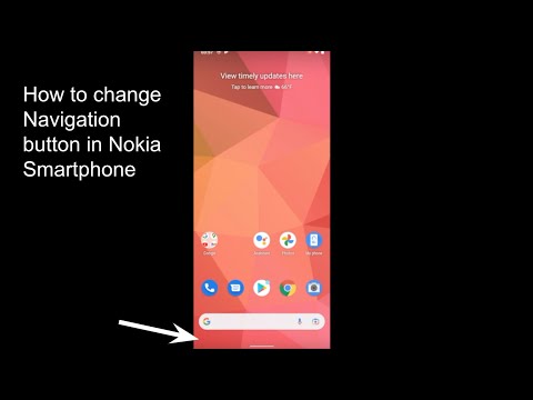 How to change Navigation button in Nokia phone || Home button Icon || How to change gestures
