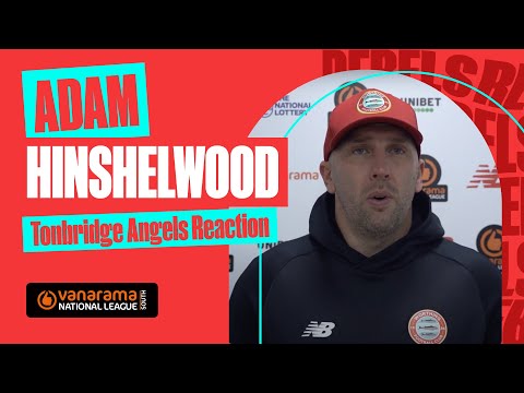 "The squad is in a good place at the moment!" | Adam Hinshelwood | Tonbridge Angels Reaction