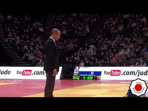 Sarah Leonie Cysique vs. Enkhriilen Lkhagvatogoo - U57 Womens Judo Grand Slam Paris 2022