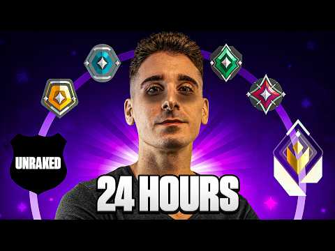 From UNRANKED to RADIANT in JUST 24 Hours 🏆 Valorant
