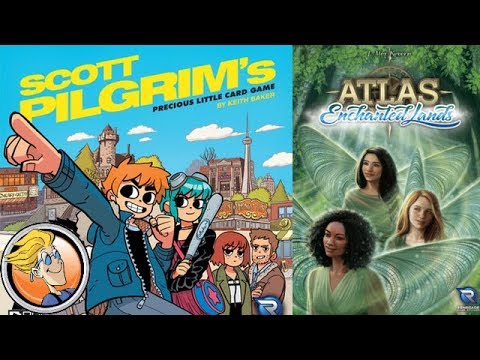 Scott Pilgrim's Precious Little Card Game & Atlas: Enchanted Lands — quick takes at Gen Con 50