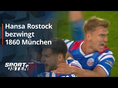 Hansa Rostock bezwingt 1860 München - die Tore | Sport im Osten | MDR