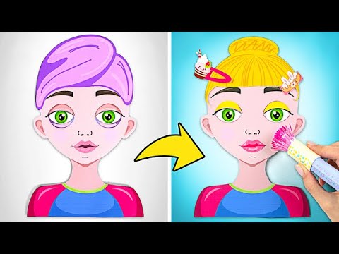 TOLLEN Papier-Schönheitskoffer basteln + Makeover