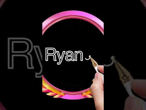 Ryanah♥︎ - Glamorous Name in arabic. #shorts #viral #موسم #art #foryou #ksa