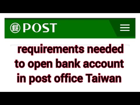 open post office bank account requirements (Taiwan) #short #taiwan #jrovlog