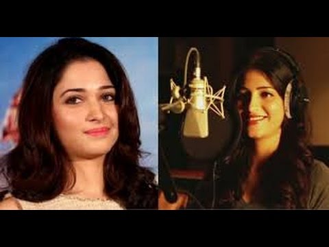 Shruti Haasan To Sing For Tamannaah Bhatia In Tamil Film