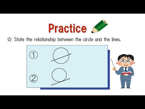 中1＿円と直線の関係をまとめよう（英語版）