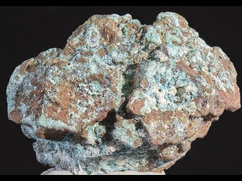 Copper Ps. After Aragonite with Chrysocolla, Corocoro, Pacajes Province, La Paz, Bolivia