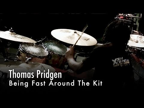 Thomas Pridgen über Schnelligkeit am Kit