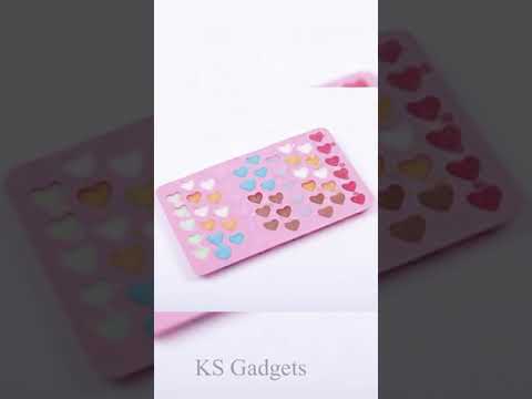 DIY Silicone Chocolate Mold Heart Mold Cake Biscuit Mold Baking Sugar Candy Silicone#gadgets#shorts