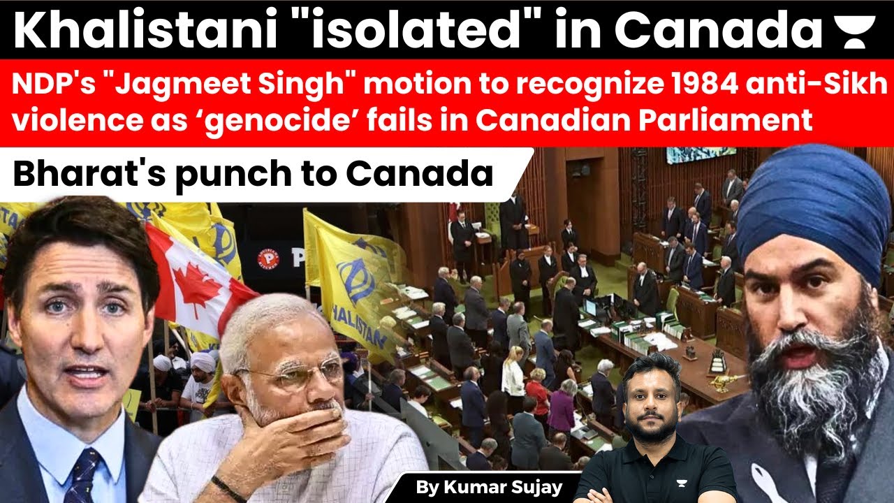 Canada makes a surprise: Isolate Jagmeet Singh over Khalistan Issue
