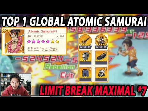 🔥🔥ATOMIC SAMURAI BUILD MAXIMAL [PLAYER PETERNAK ATOMIC TOP 1 GLOBAL] - ONE PUNCH MAN:The Strongest
