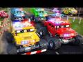 INSANE City Race Monster Trucks Vs Police Cars Who Will Win