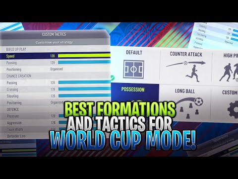 FIFA 18 WORLD CUP BEST FORMATION TACTICS & INSTRUCTIONS FOR THE NEW GAME MODE / FULL TUTORIAL