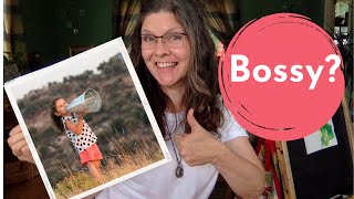 Is your little girl bossy? Learn why & the best way to respond for toddler boy and girl development.