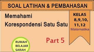 Memahami Korespondensi Satu Satu 5
