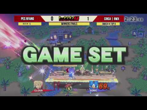 Donut Dub 4 Winners Finals Circa | 6WX (Sonic) vs PES| Rfang (Cloud)