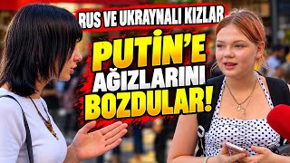 RUS VE UKRAYNALI KIZLAR PUTİN'E AĞZINI BOZDULAR ! İZLEMEYEN PİŞMAN OLUR.