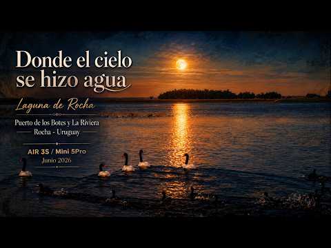 Donde el cielo se hizo agua. Laguna de Rocha, Puerto de los Botes y La Riviera Rocha. Junio 2026.