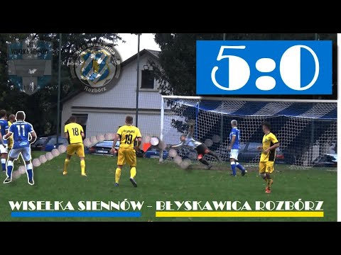 Wisełka Siennów 5-0 Błyskawica Rozbórz