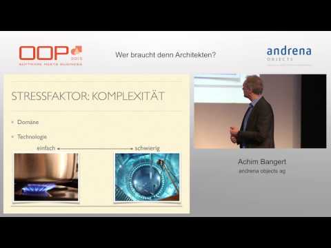 OOP 2015: Achim Bangert und Andi Scharfstein - Wer braucht denn Architekten?