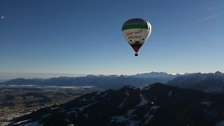 preview picture of video 'Ballonfahrt über dem Allgäu bei Füssen & Schloß Neuschwanstein'