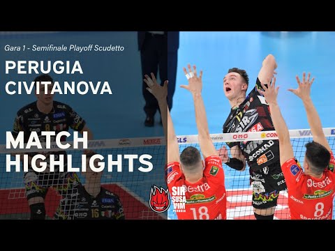 Sir Susa Vim Perugia vs. Cucine Lube Civitanova - VBW - SuperLega - Match Highlights
