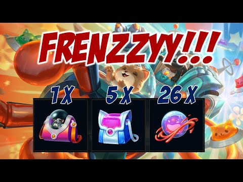 Frenzy Space Groove orbs opening .. 26 Orbs + 5 Luxe Bag + 1 Pack