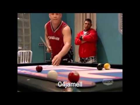 Ken Shamrock owns Tito Ortiz at Pool TUF 3
