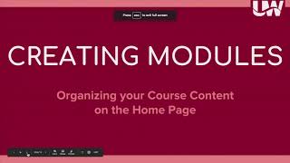 Canvas Modules: Requirements & Mastery Paths