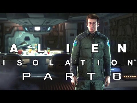 Alien Isolation Walkthrough Gameplay - Part 8 - FACEHUGGERS! (PC, PS4, XBOX ONE)