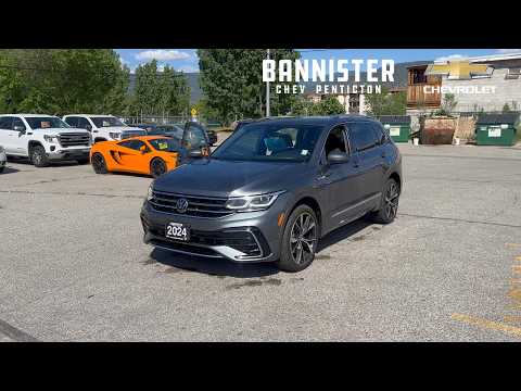 2024 Volkswagen Tiguan Highline R-Line 4MOTION in Gray for sale at Bannister Chevrolet Penticton in Penticton, BC