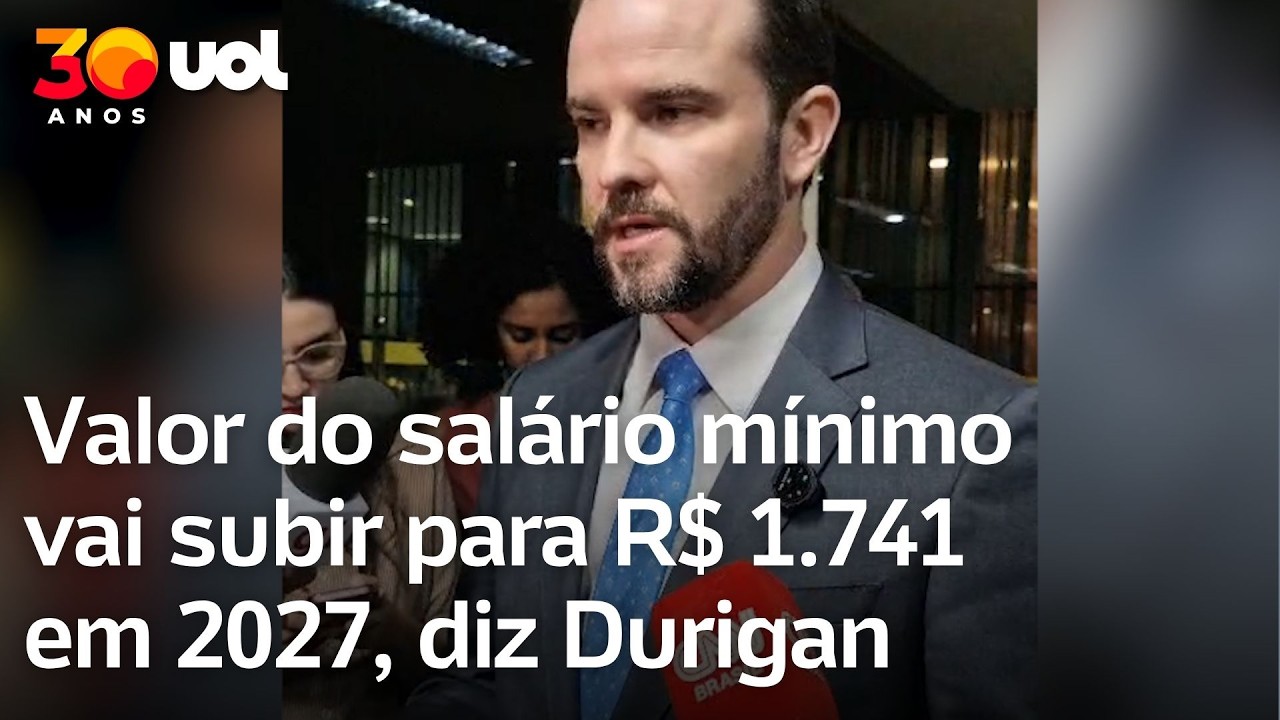 Salário mínimo vai subir para R$ 1.741 em 2027, diz ministro da Fazenda; veja