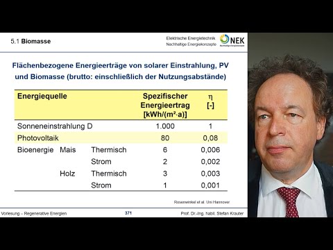 Vorlesung 09 (alt) "Regenerative Energien"  Biomasse - Geothermie