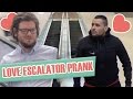 Love escalator prank