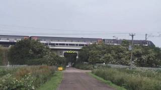 preview picture of video 'East Coast Mainline Near Yaxley 26.06.2010'