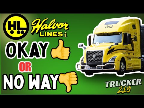 Halvor Lines - Is It The Right Company For New Drivers?