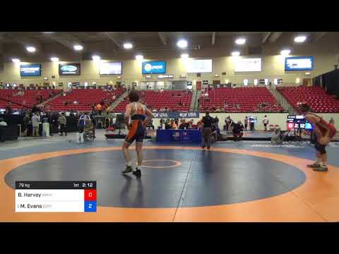 2018 Marine Corps US Open/Senior Men's Freestyle 79 Con Semis - Ben Harvey (Army) Vs. Michael Evan
