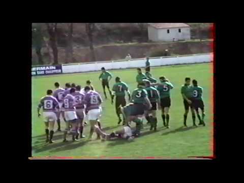 Rugby - Phase Finale 2eme Division 1994 - 1995 - APT vs Bourg en Bresse
