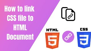 How to Link CSS File to HTML Document | in Visual Studio Code | 2021 (Web Tutorial)